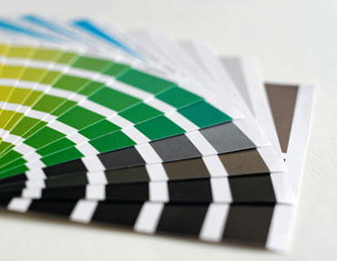 Paint color selection fan decks